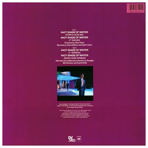 Bangles - Hazy Shade Of Winter| 12" Maxi Single Usado