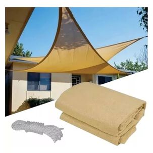 Toldo Vela Triangular Impermeable Para El Sol 6.1x6.1x6.1