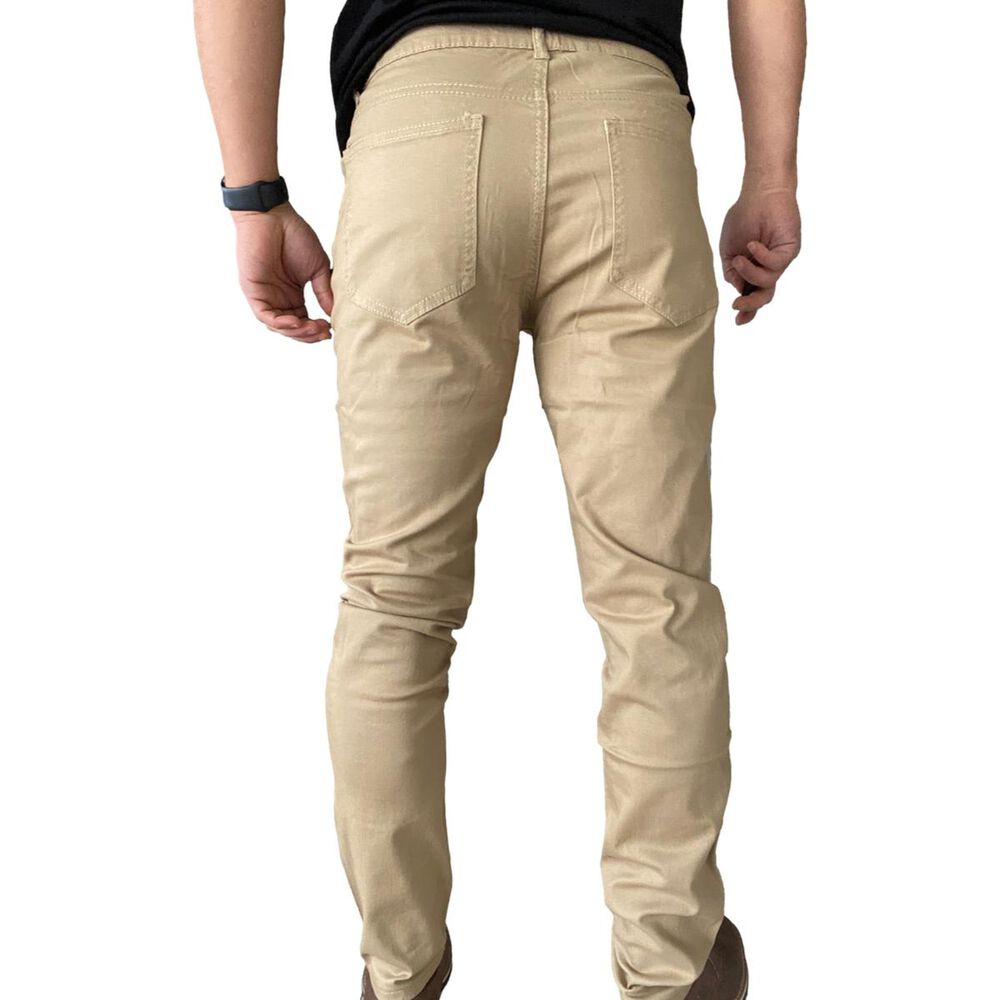 Pantal&oacute;n Tela Elasticado Slim Fit Colores image number 32.0