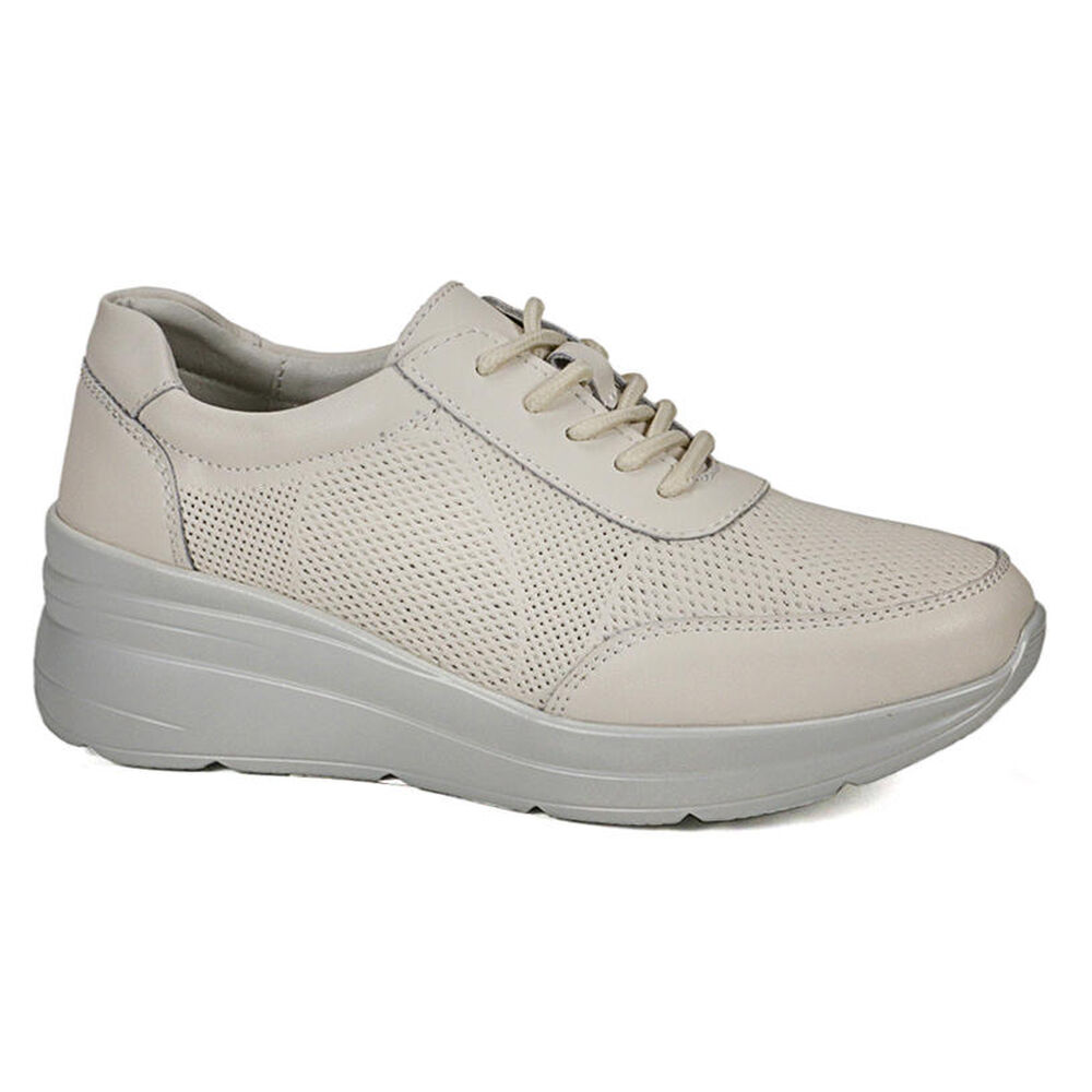 Zapatilla Cuero Garazi Beige image number 0.0