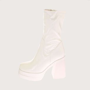 Bota Terraplen Blanco Via Franca Art. 5xzn611bwhite