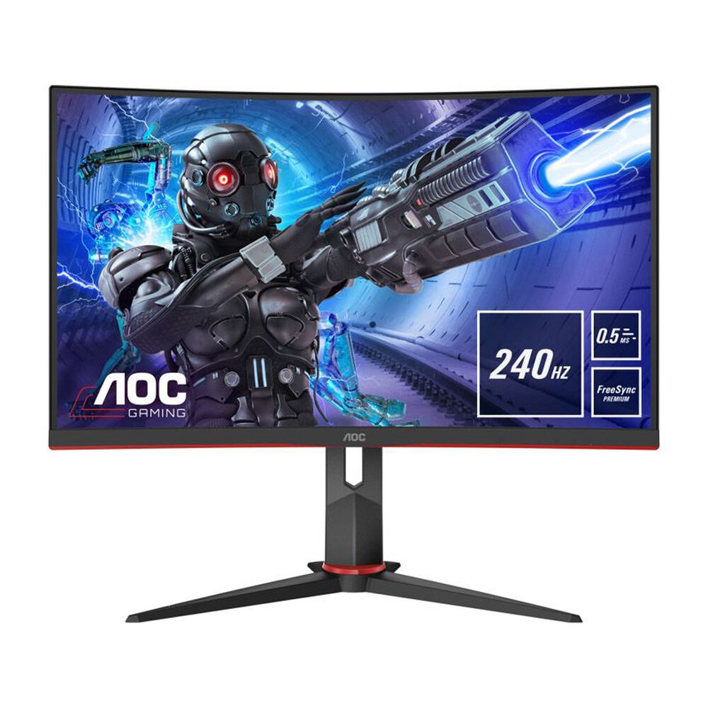 Monitor Gamer Aoc Curvo De 27 (va, Full Hd, 240hz, 0.5ms, Dp+hdmi, Freesync, Vesa) image number 0.0