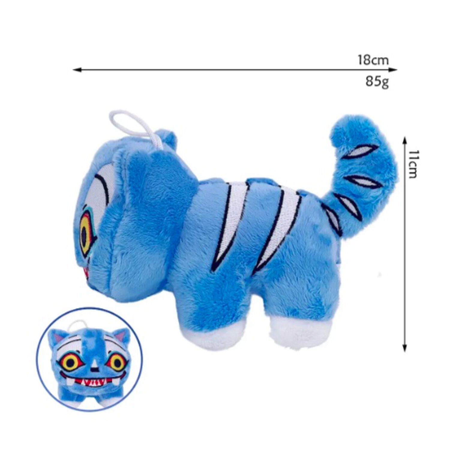 Peluche Las Guerreras K-pop Derpy El Tigre Azul image number 2.0