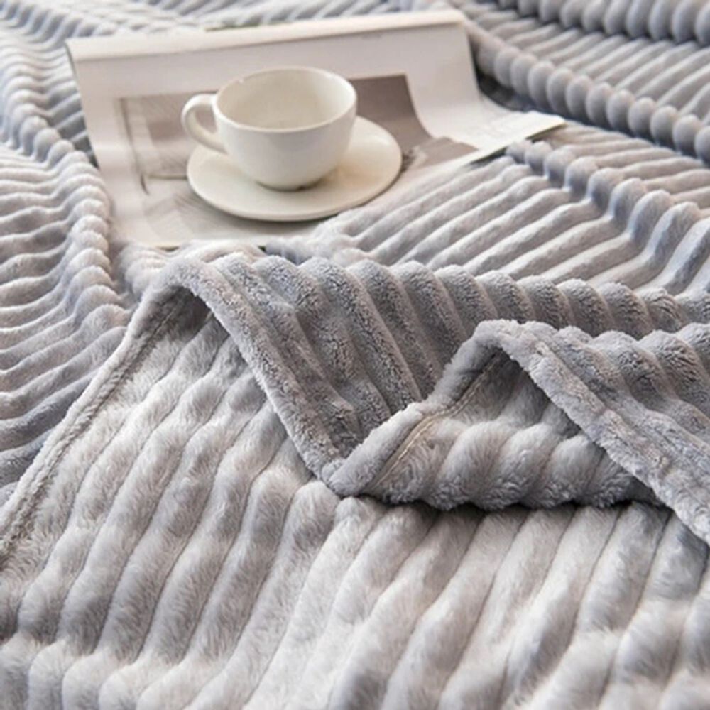 Manta Gruesa Frazada Polar Suave Ropa Cama 150 X 200 Sherpa image number 1.0