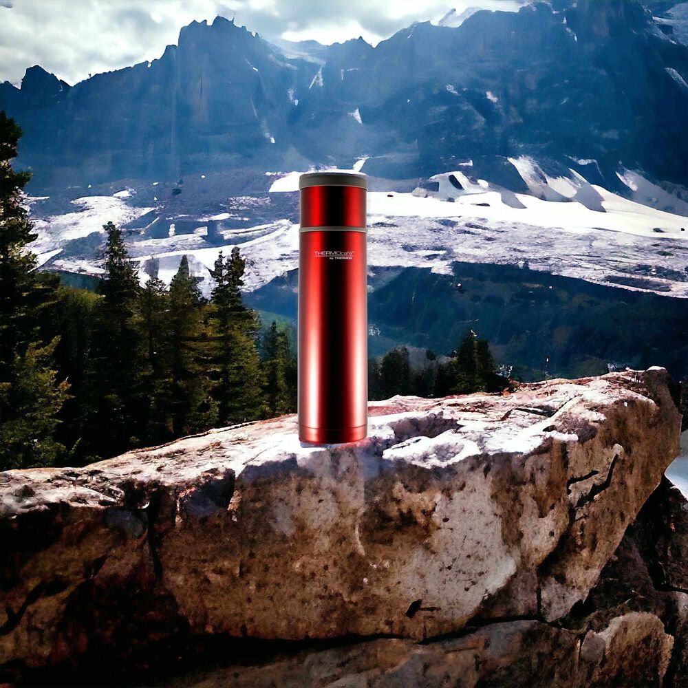 Termo Premium De Acero Inoxidable 1l Rojo Metalizado 12h/24h image number 2.0