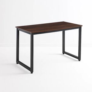 Escritorio Industrial Home Office - Madera Oscura Walnut