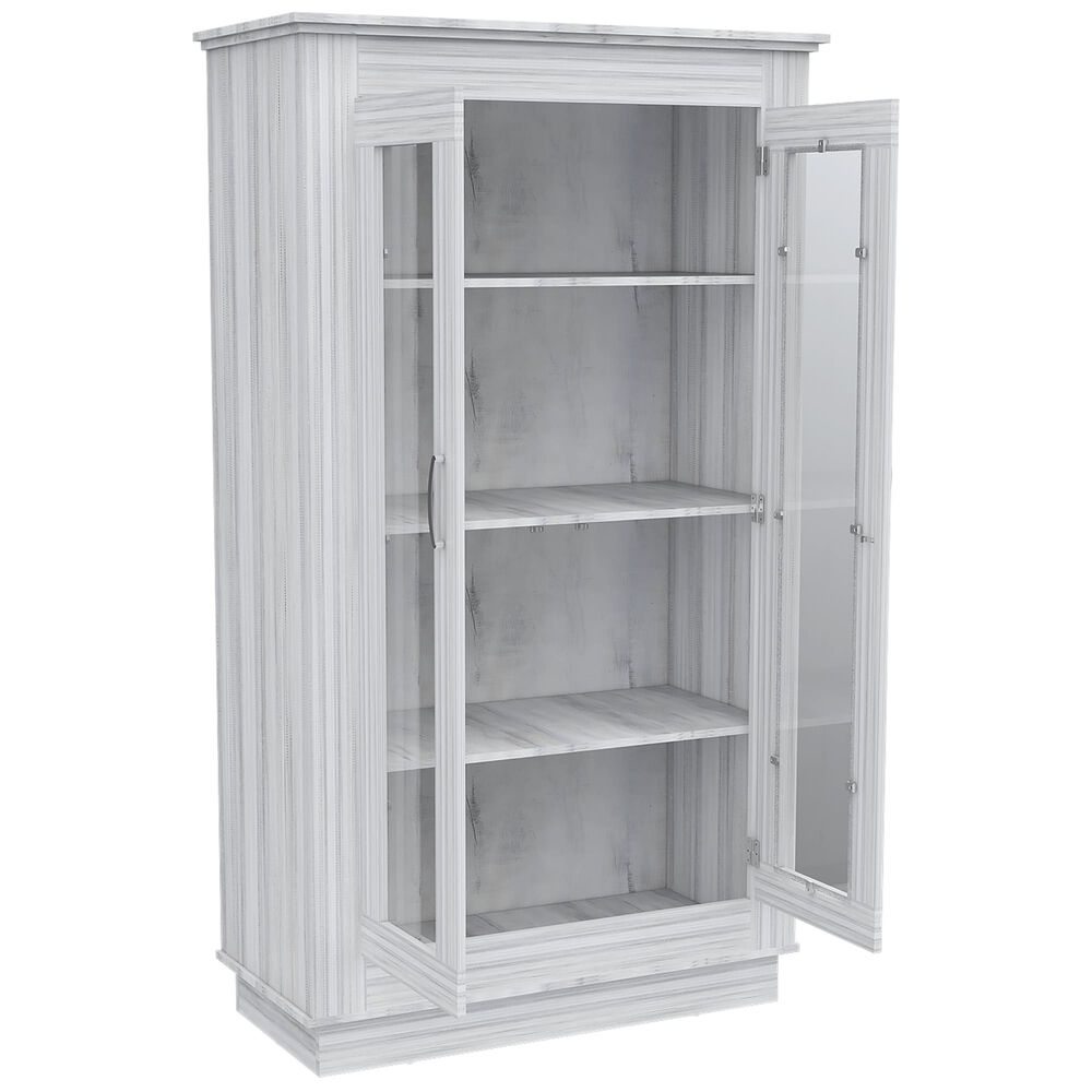 Vitrina 2 Puertas 3 Estantes Fm-005b Blanco image number 3.0