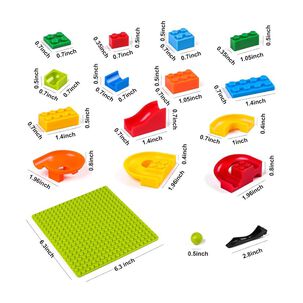 Bloques De Construcci&oacute;n Tobog&aacute;n 168 Piezas