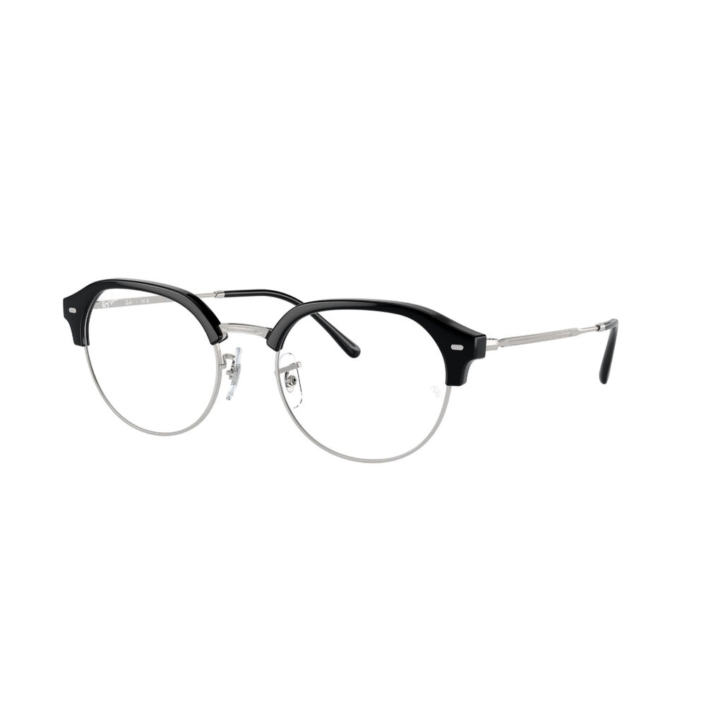 Lentes Ópticos Black On Silver Ray-ban Optical image number 1.0