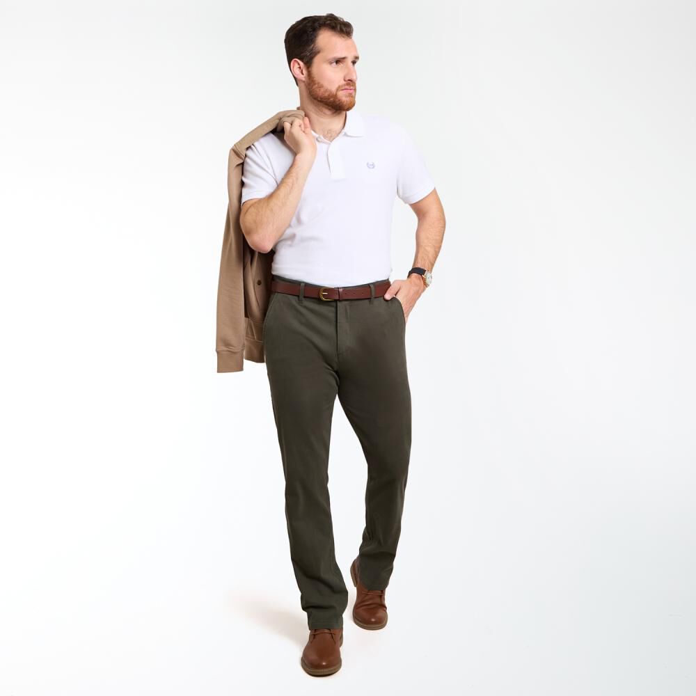 Pantalón Liso Tiro Medio Regular Hombre Peroe image number 1.0