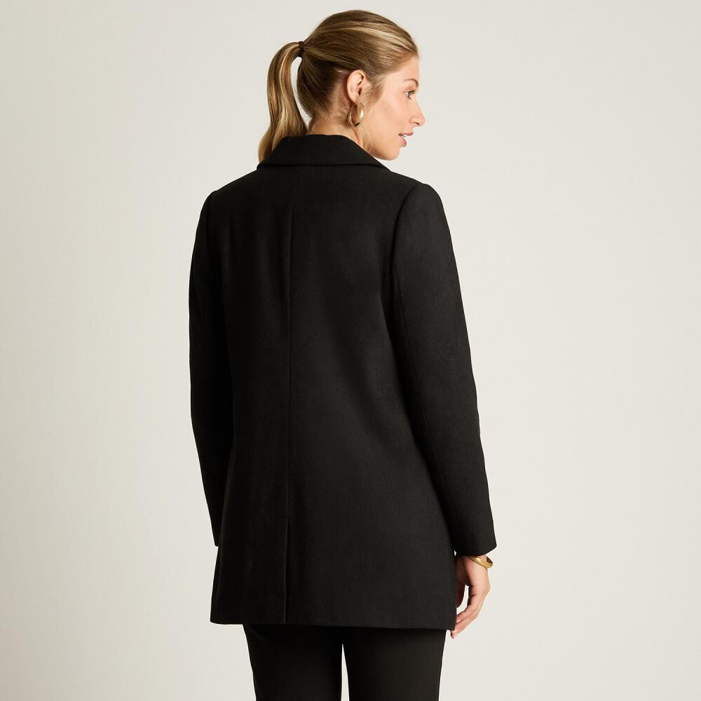 Abrigo Largo Cuello Solapa Mujer Lorenzo Di Pontti image number 2.0