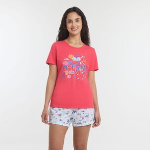 Pijama Manga Corta Mujer Freedom