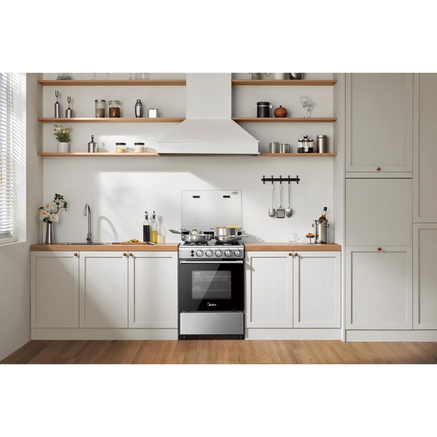 Cocina A Gas Midea MCG-4QSG24NS / 4 Quemadores image number 5.0