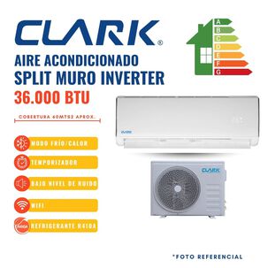 Aire Acondicionado Clark Split Muro Inverter 36.000 Btu/hr R-410a