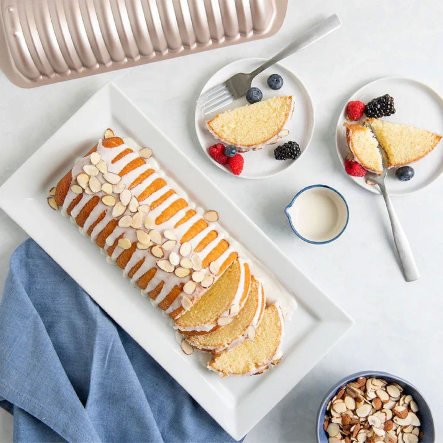 Cinnamon Bread & Almond Loaf Pan Nordic Ware image number 2.0