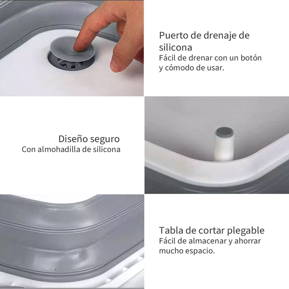 Tabla De Corte Plegable 3 En 1 Simplit image number 3.0