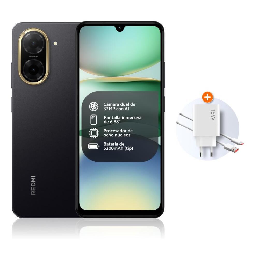 Smartphone Xiaomi Redmi A5 / 128 GB / Negro / Liberado image number 0.0