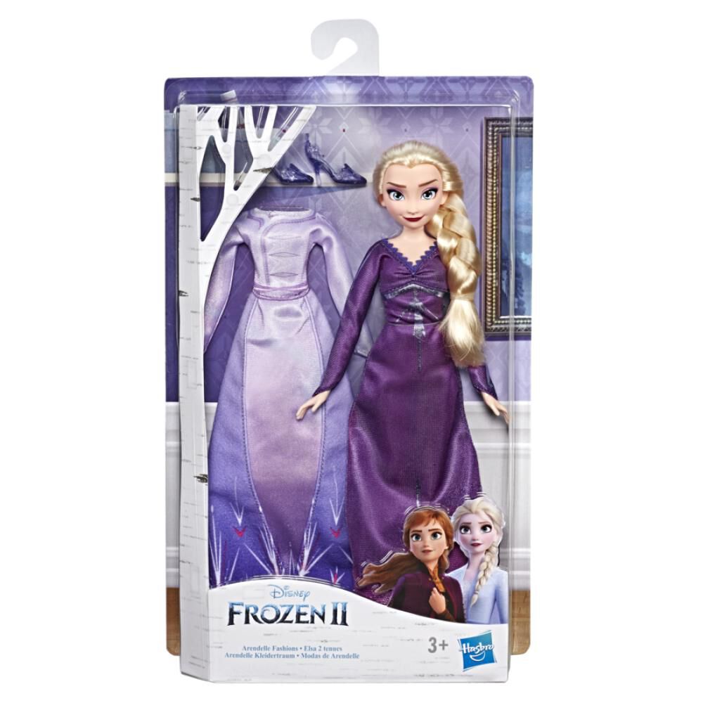 Muñeca Frozen Frozen 2 Vestidos Reales Elsa image number 0.0