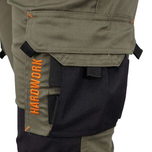 Pantal&oacute;n Cargo Hw Dakota Spandex Verde Oliva