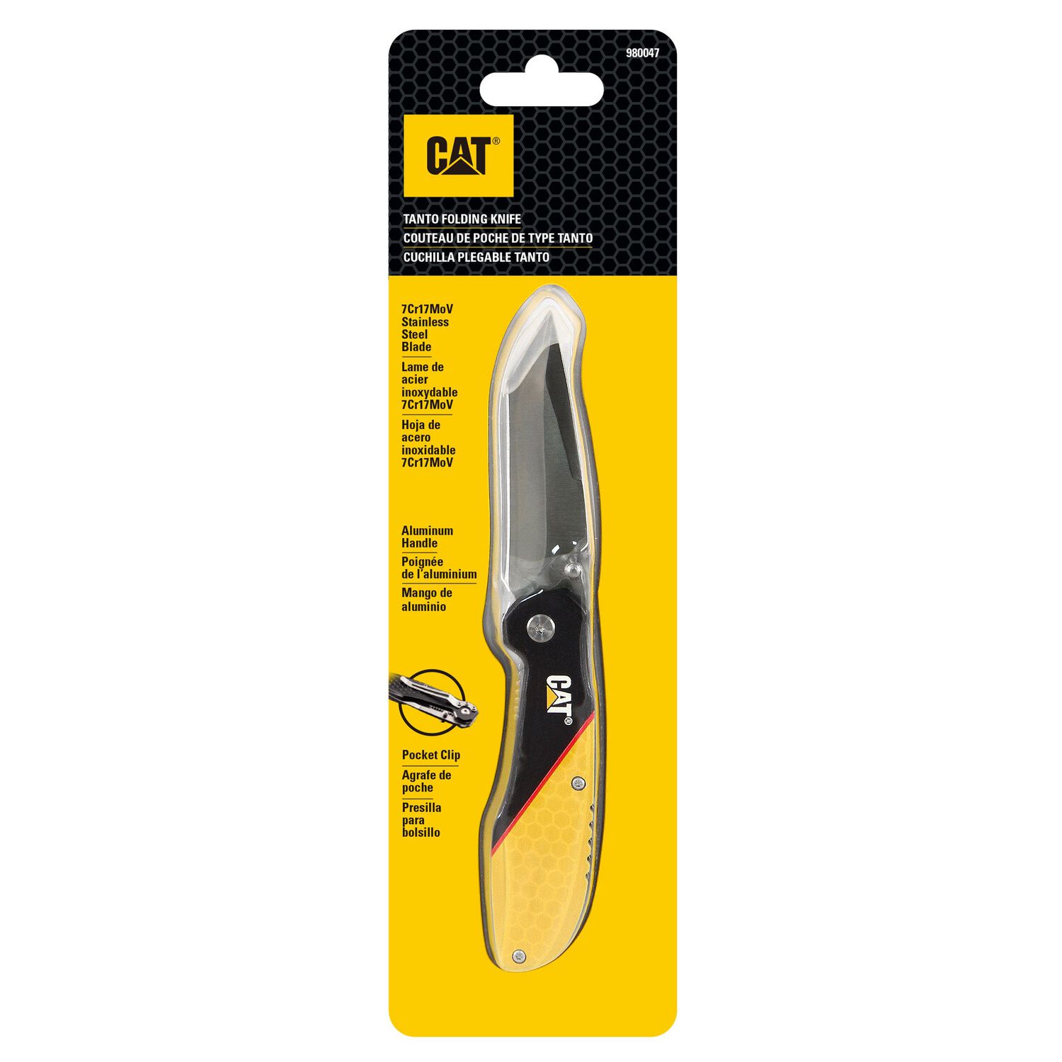 Cuchillo Navaja Plegable Cat 980047 Tanto image number 0.0