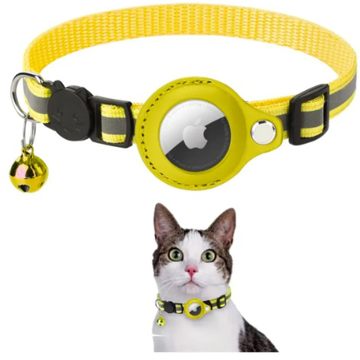 Collar Para Airtag Amarillo image number 0.0