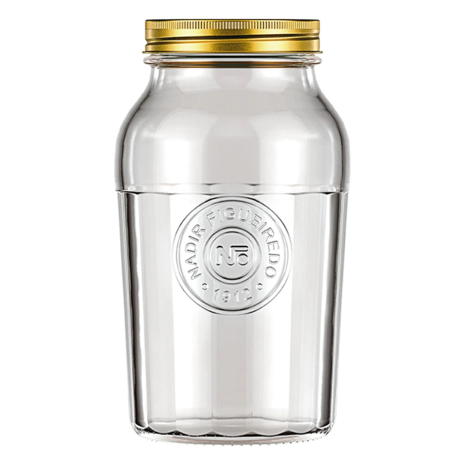 Frasco Americano Vintage 1500ml Tapa Dorada Multiusos image number 0.0