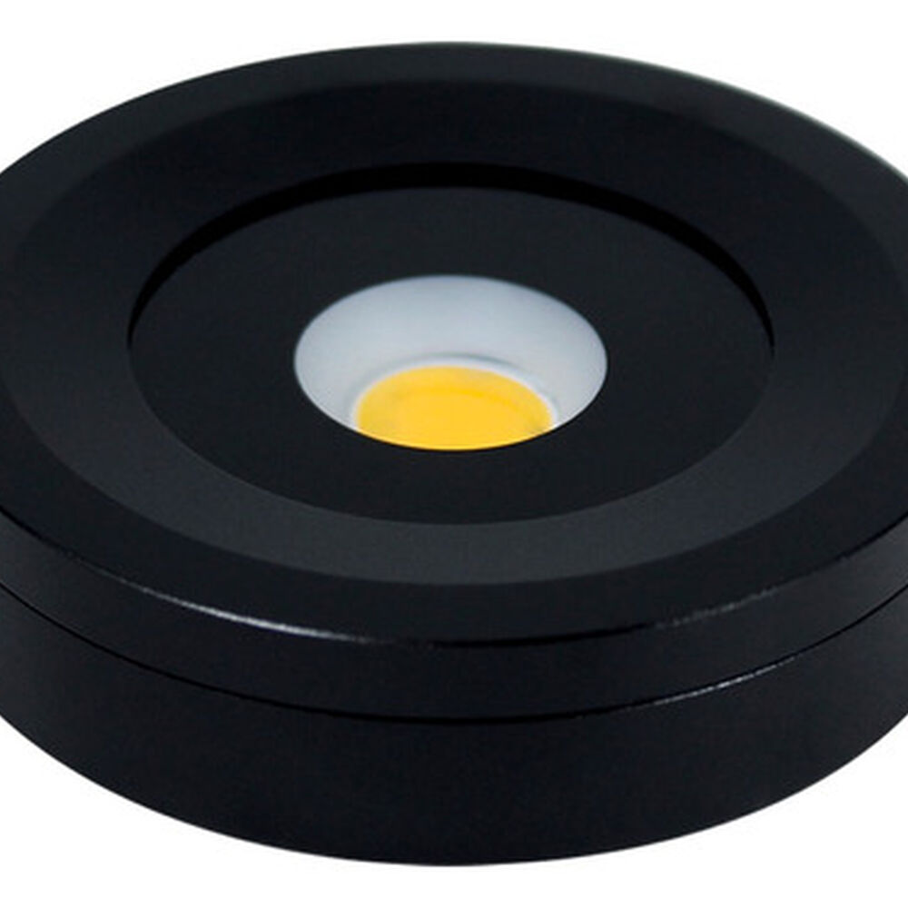 Punto Luz Led Studio Negro Para Mueble 3w 3000k Dimeable image number 0.0