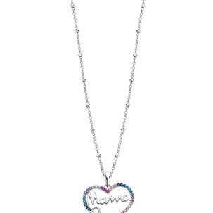 Collar Lp3526-1/1 Lotus Silver Mujer Mothers Love