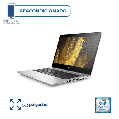 Notebook HP EliteBook 830 G5 (i7 8va, 8gb de RAM, 256gb ssd) Plata Reacondicionado