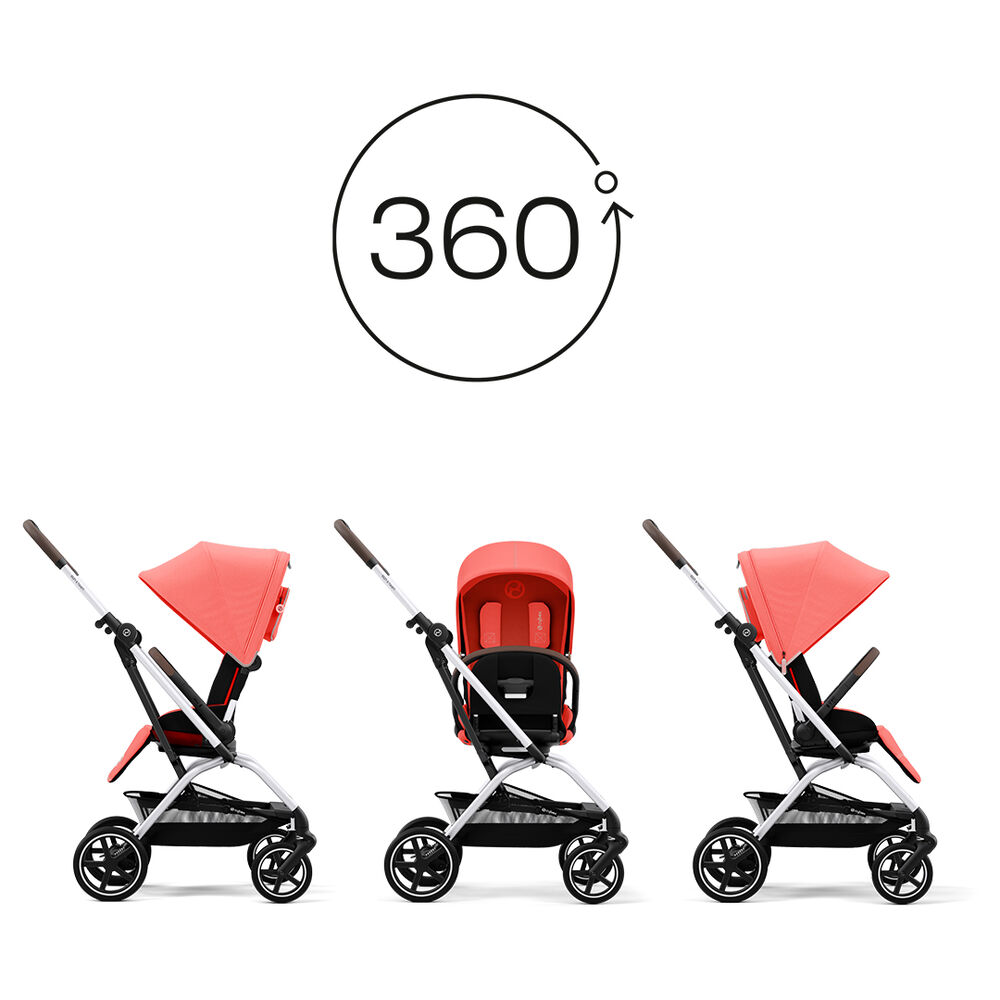 Coche Compacto Eezy S Twist Plus Slv Hibiscus Red image number 6.0