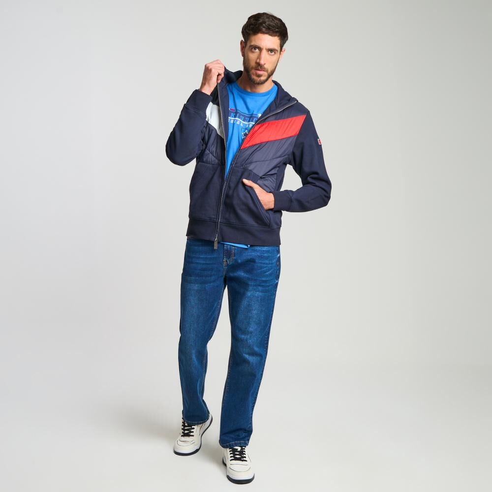 Polera Estampada Manga Corta Cuello Redondo Hombre The King's Polo Club image number 1.0