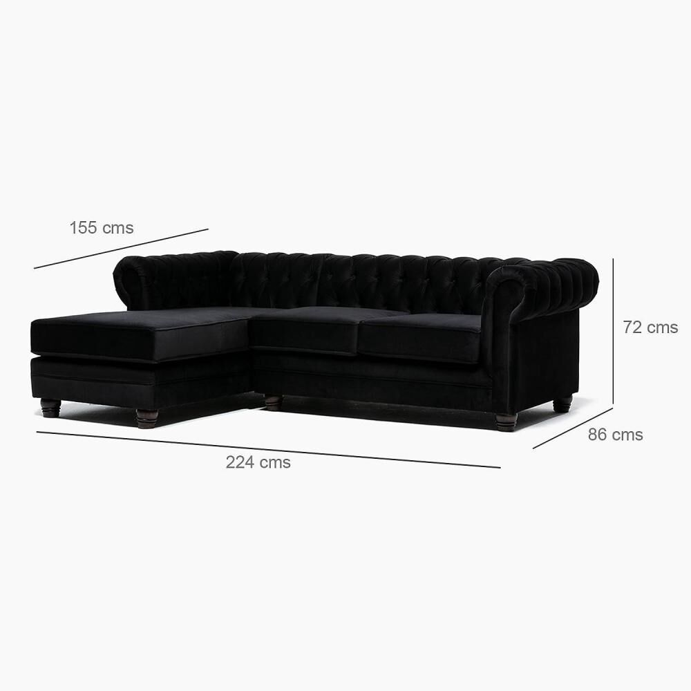 Sofá Seccional Barra Design Chesterfield Izquierdo / 4 Cuerpos image number 1.0