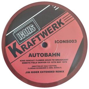 Kraftwerk - Autobahn Gin Reader Remix (12" Maxi Single) (red Vinyl) | 12" Maxi Single Vinilo