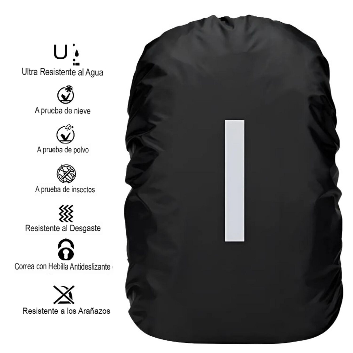 Cobertor Impermeable Reflectante Para Mochila image number 10.0