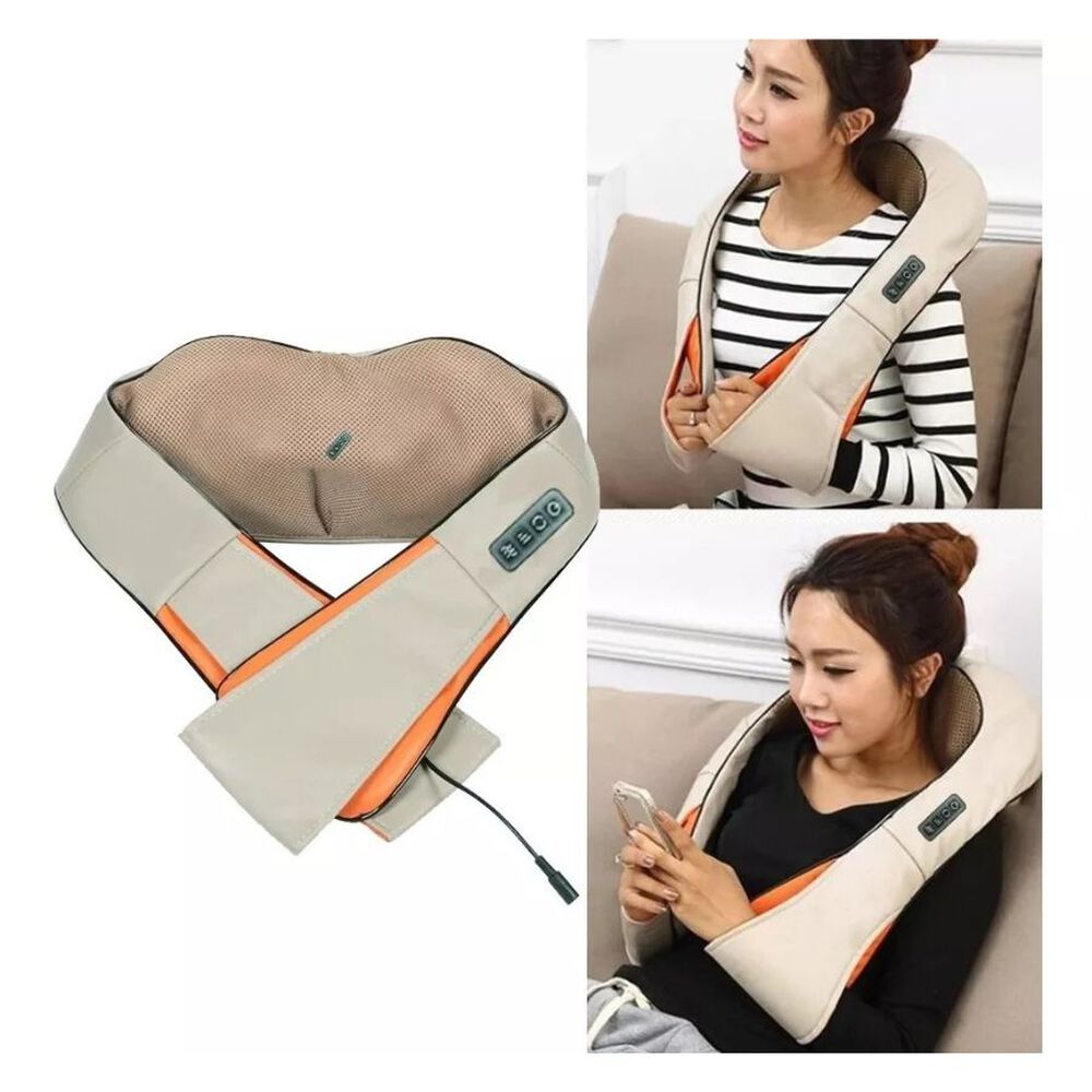 Masajeador Eléctrico Lumbar Cuello Cervical Multi Masaje image number 2.0