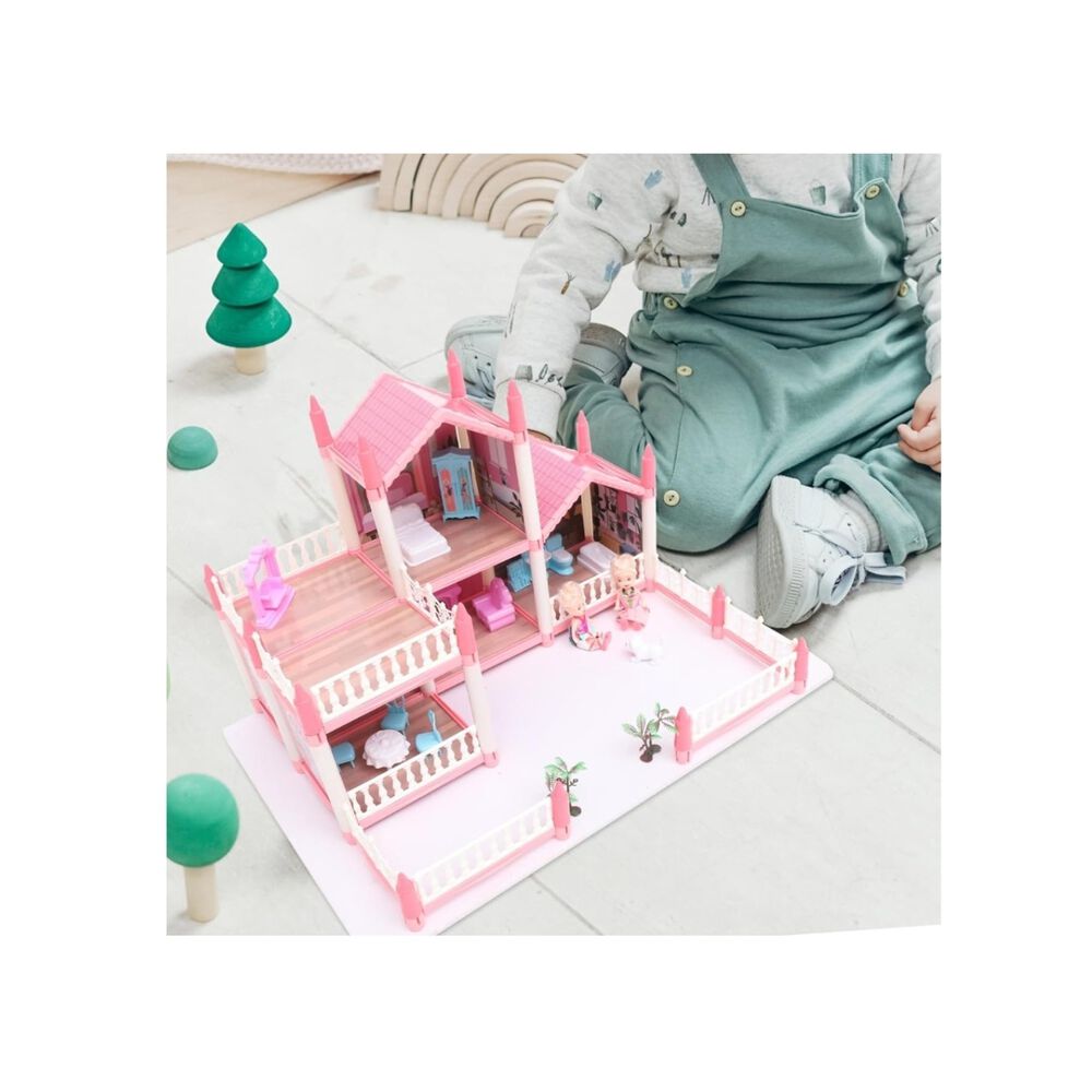 Casa Mu&ntilde;ecas Con Muebles Hermosa Juguete Ni&ntilde;as image number 2.0
