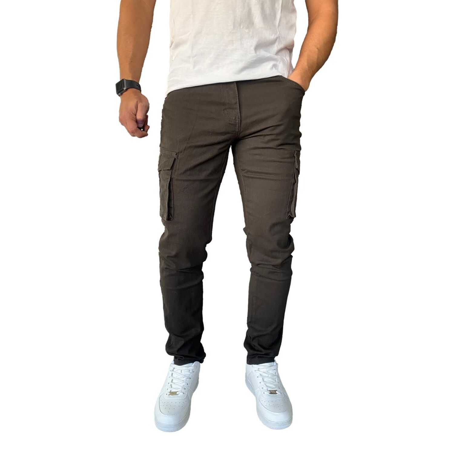 Pantal&oacute;n Cargo Slim Fit Mosaico Tela Elasticada image number 24.0