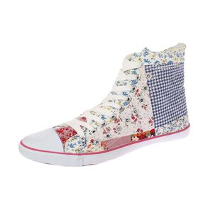 Zapatilla Lona Celeste V&iacute;a Franca Ar. 5dsco1076celesteblanco