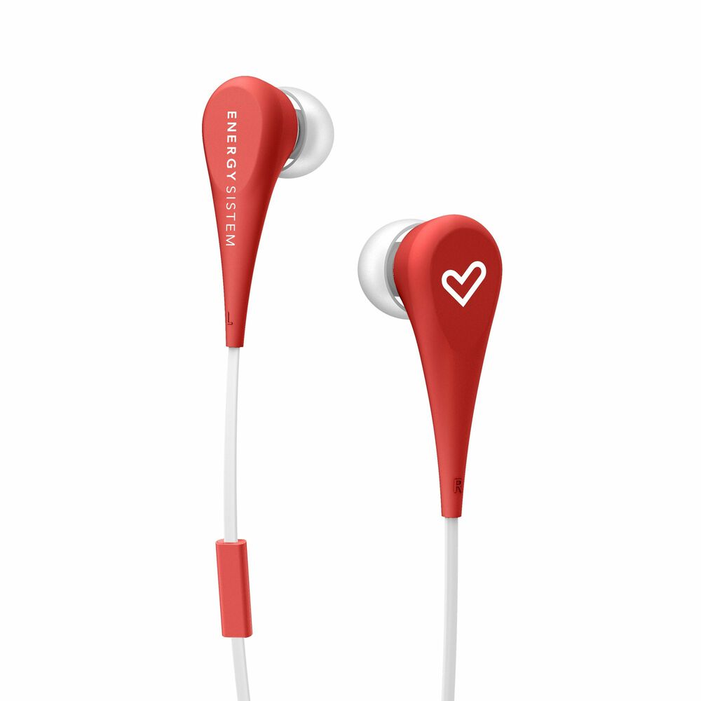 Audifonos Energy Sistem Earphones Style 1+ Red Con Mic image number 2.0