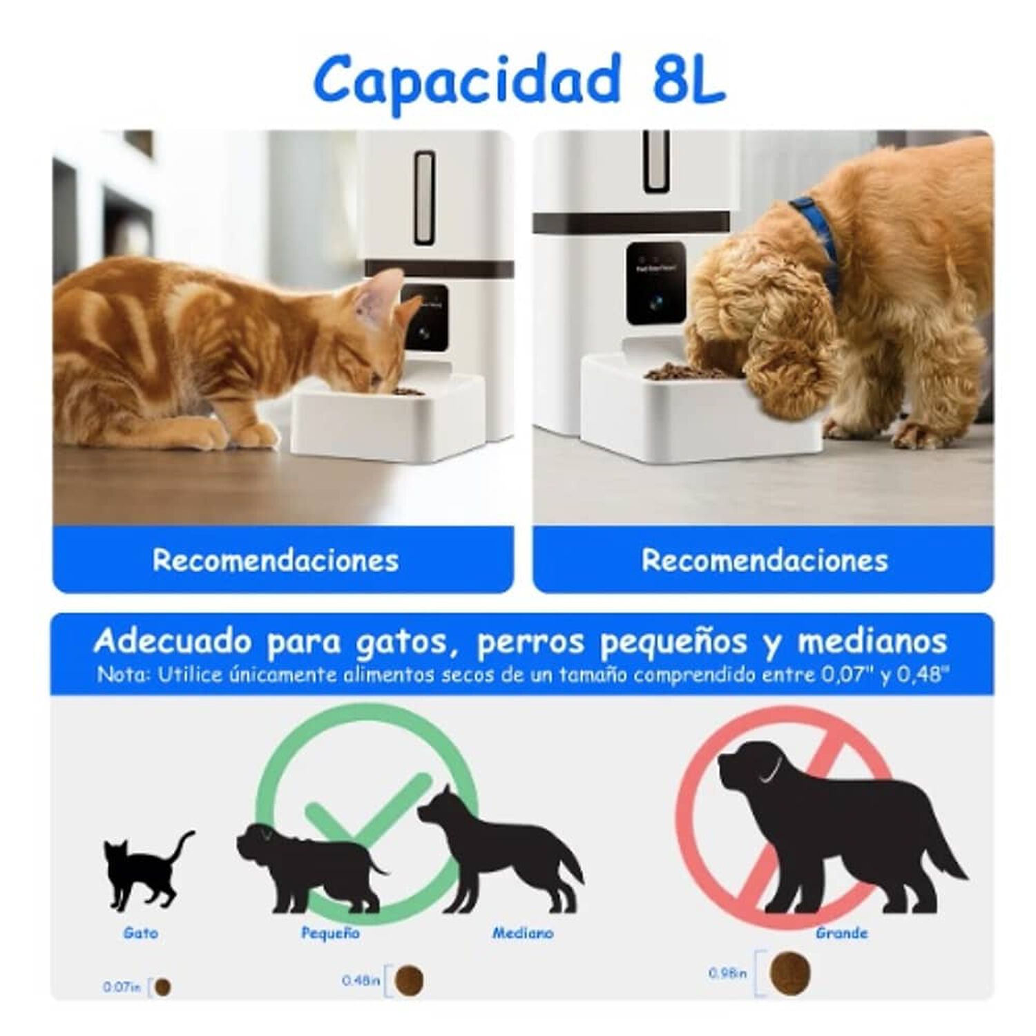 Comedero Autom&aacute;tico 8l Para Perro Y Gato Con C&aacute;mara Wifi image number 2.0