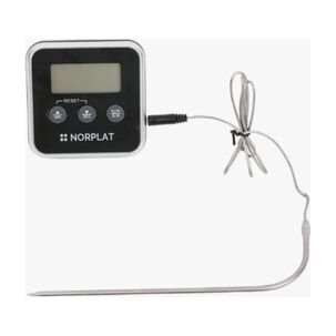 Term&oacute;metro Y Timer Para Carne Y Asado Parrilla Horno