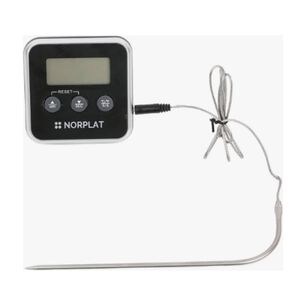 Term&oacute;metro Y Timer Para Carne Y Asado Parrilla Horno