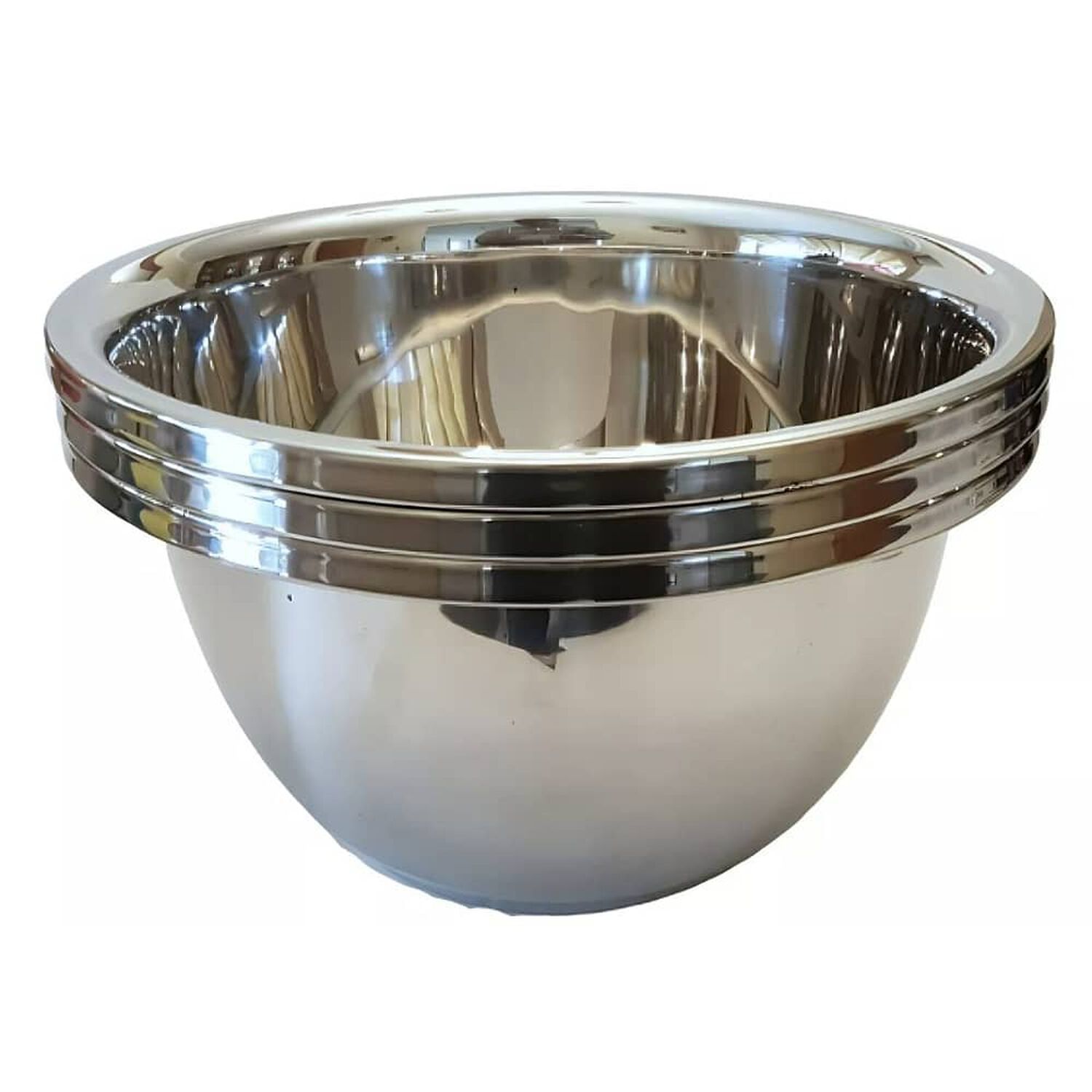 Bowl 30cm Acero Inoxidable Reposter&iacute;a Pocillo Fuente 6000ml image number 2.0