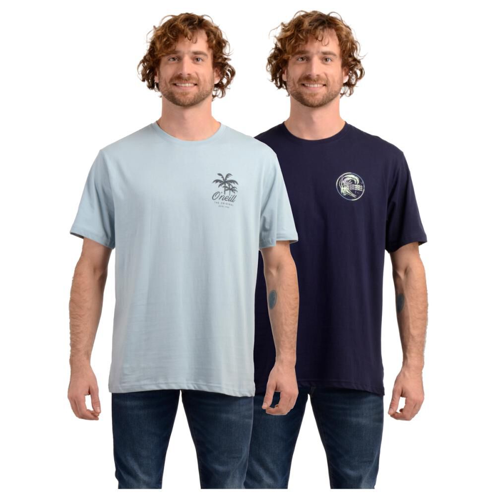 Pack Polera Manga Corta Cuello Redondo Hombre O'neill image number 0.0