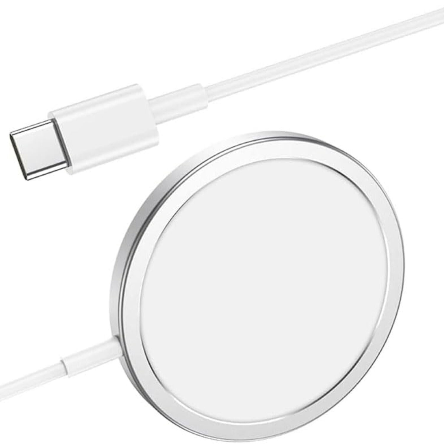 Cargador Inal&aacute;mbrico Magn&eacute;tico Usb-c Compatible Con Iphone image number 0.0