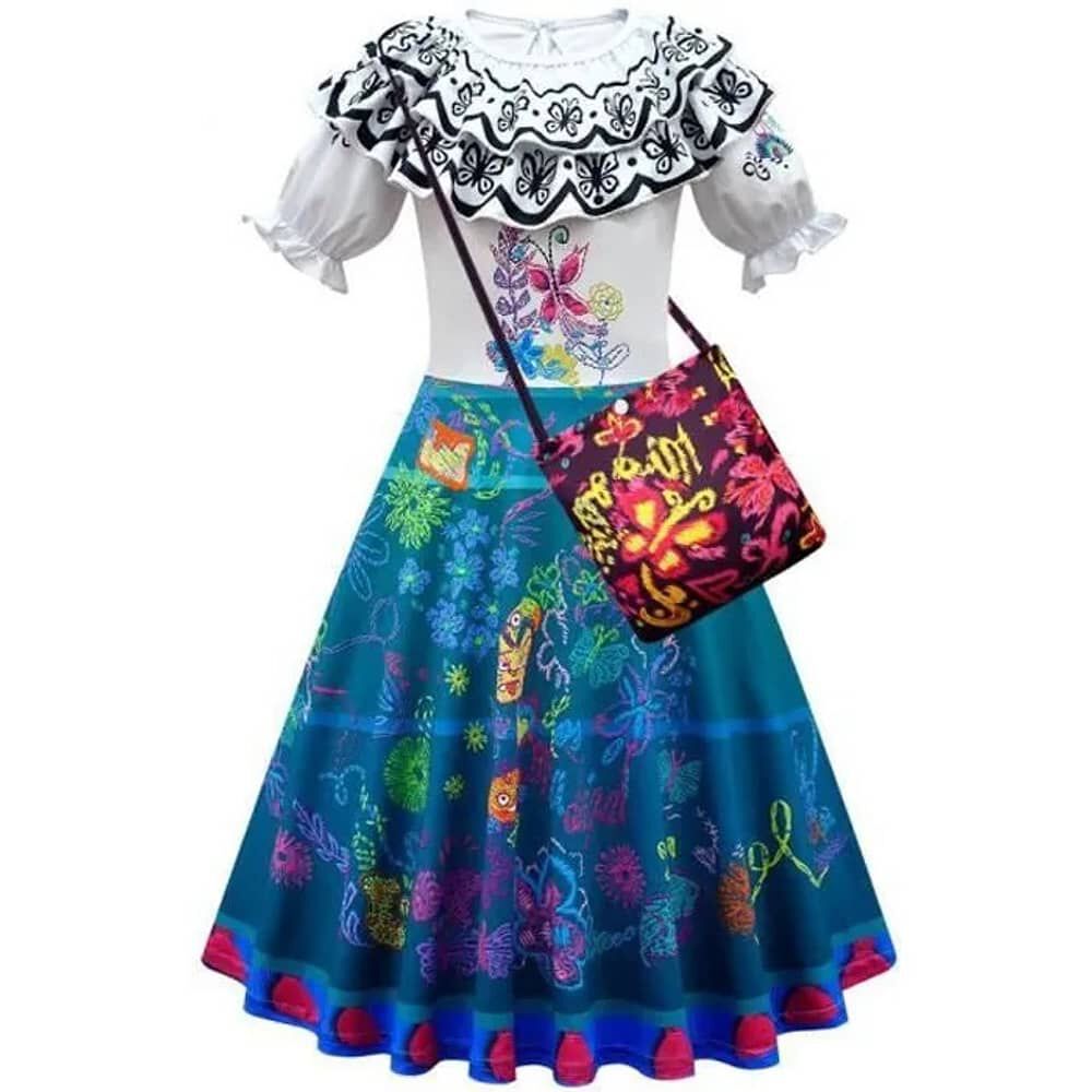 Disfraz Mirabel Encanto Cosplay Disney Disfraz Para Ni&ntilde;as image number 0.0