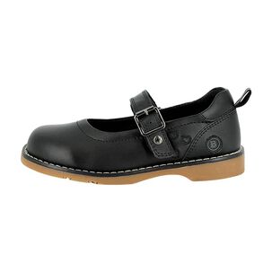 Zapato Escolar De Cuero Britton Negro Bamboo