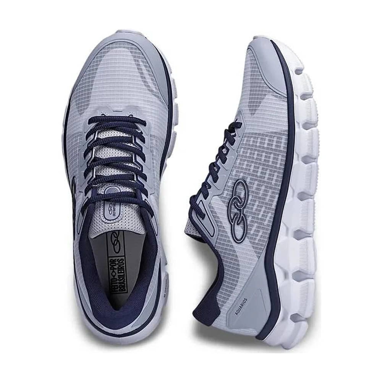 Zapatilla Hombre Aquarios Blanco/azul Olympikus image number 2.0