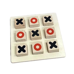 Juego Gato Madera Juguete Didactico Xoxo Tictac Tres En Raya