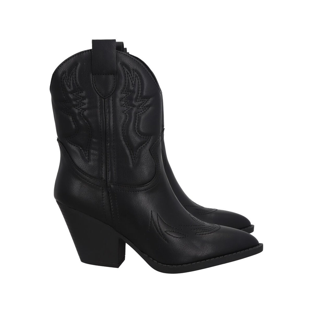 Bota Mujer Negro Texana Luxu Police image number 2.0